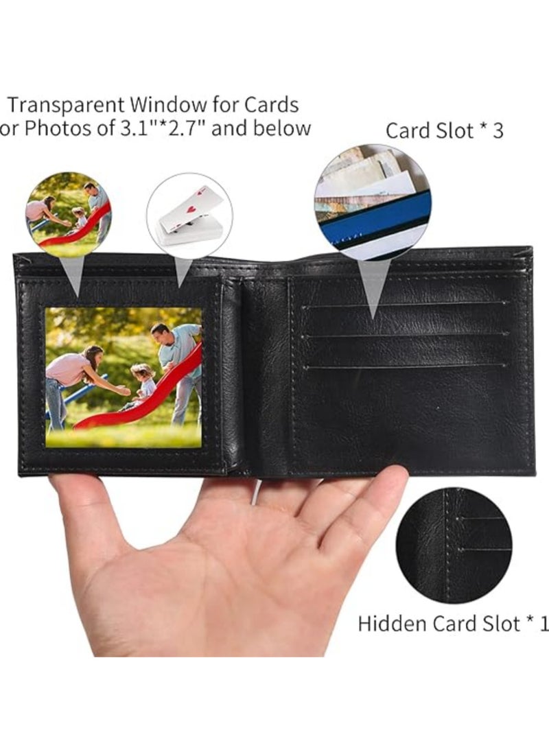 AUTOYSUR Premium Magic Wallet, RFID Protected, Black Faux Leather Compact Wallet for Magician Magic Show Lovers  - Image 5
