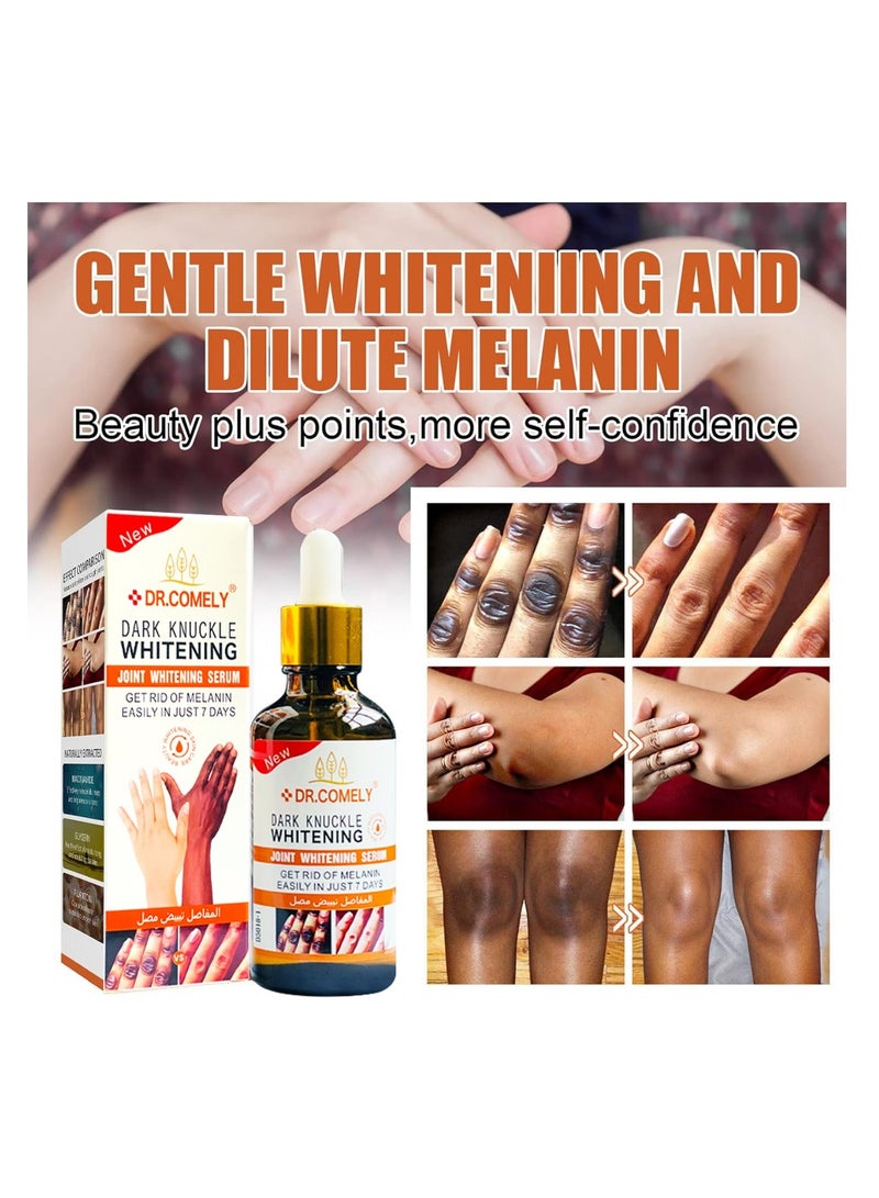 دكتور كوميلي سيروم تفتيح مفاصل الأصابع ٥٠ مل لتفتيح البشرة وإزالة البقع للمرفقين والركب وتحت الإبط واليدين تركيبة طبيعية - Image 2