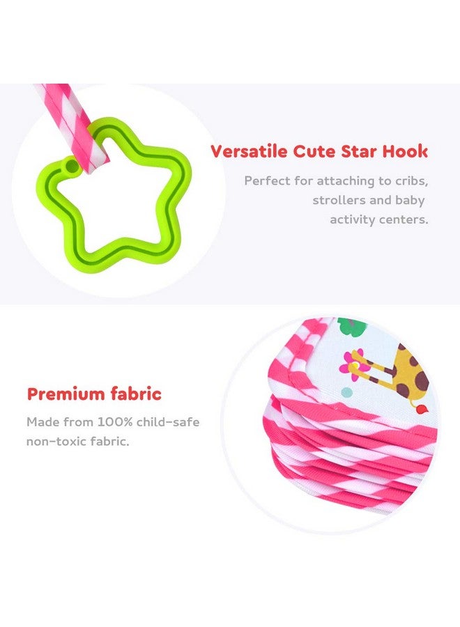 AUVCAS Baby Photo Album Soft Cloth Photo Book First Year Memory Album Shower Gift for Babies Newborns Toddlers & Kids,Holds 4x6 Inch Photos. (Pink) - Image 5