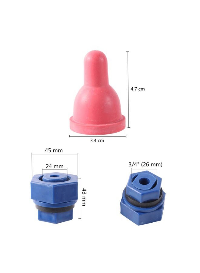 FULAIERGD Sheep Goat Animal Teats Lamb Pacifier Pet Feeding Bucket Teats Lamb Feeder with Fixed Base for Farm Animal Pet Easy Installation Removal(Style 2) - Image 3