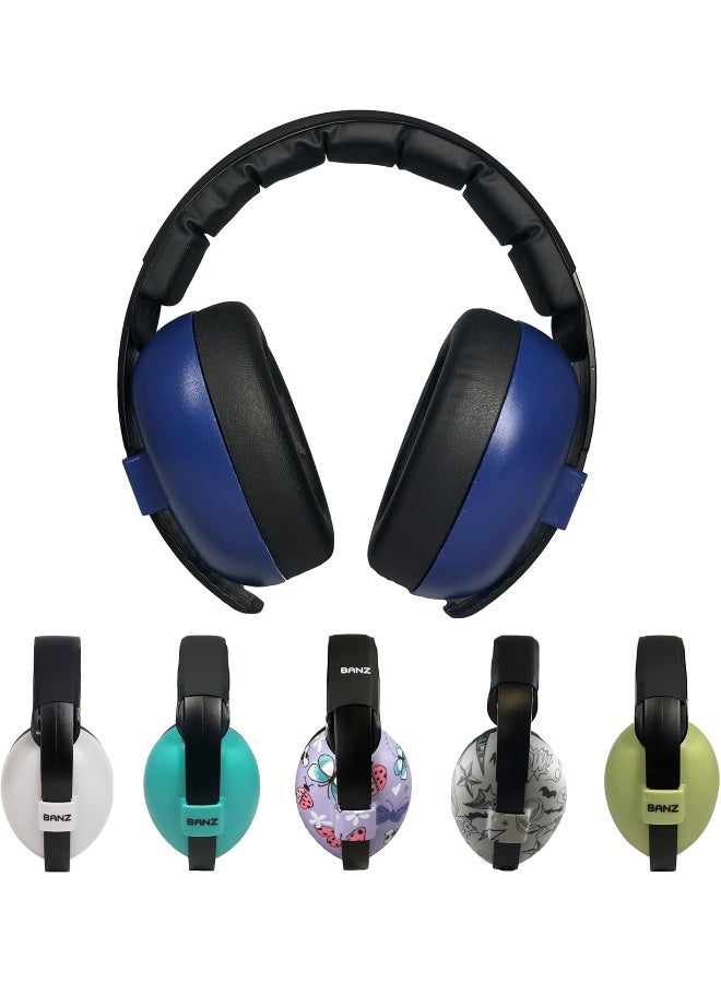 Banz Banz - Earmuffs with Protection for Babies and Toddlers (Industry Leader Rated for Noise Reduction and Noise Protection), Navy  - Image 1