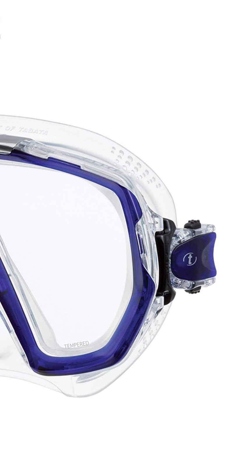 TUSA M-1003 Freedom Elite Scuba Diving Mask, Cobalt Blue - Image 3
