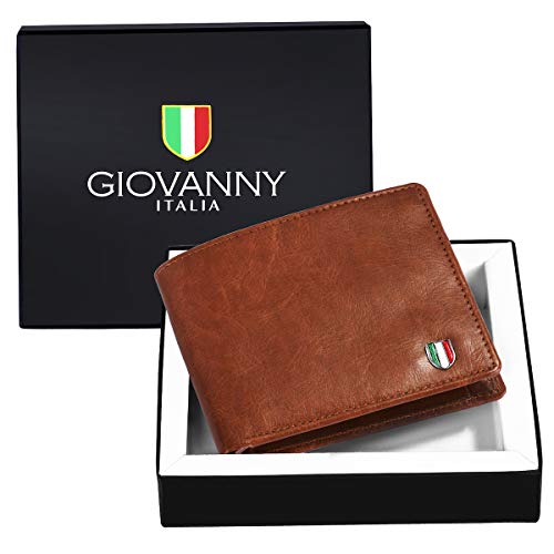 GIOVANNY GVN-TANCHNGR01 Tan Genuine Leather Wallet for Men - Image 4