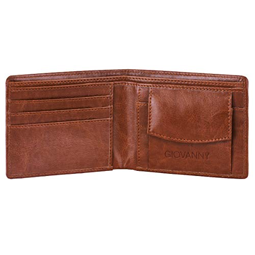 GIOVANNY GVN-TANCHNGR01 Tan Genuine Leather Wallet for Men - Image 3