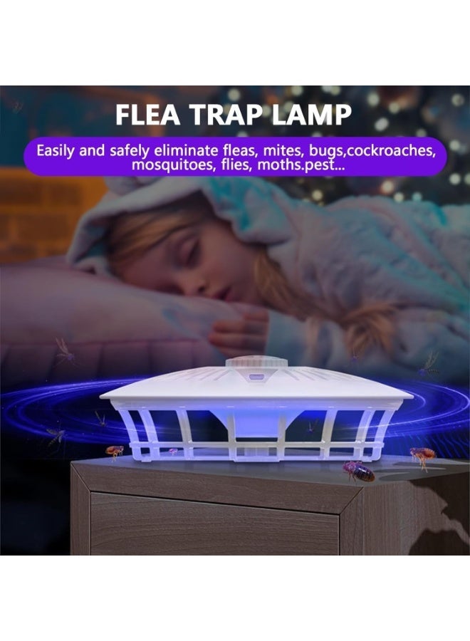 BIGTHREE Dome Trap, Light-Attracting  for Home, With 5 Sticky Insect Boards, Suitable for Mosquitoes, Moths, and Fruit Flies, is an Ideal Gadget for the Family. - Image 2