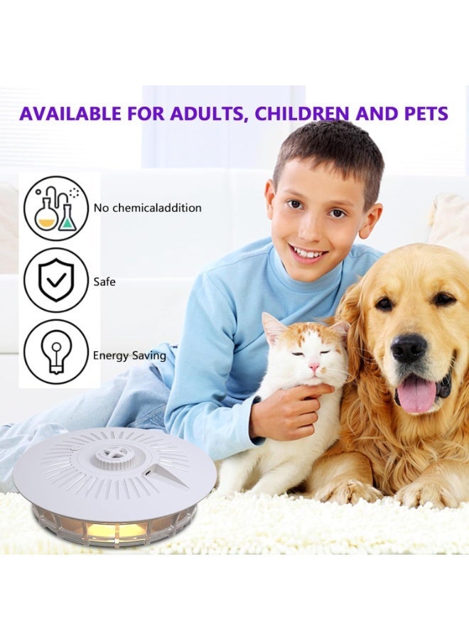 BIGTHREE Dome Trap, Light-Attracting  for Home, With 5 Sticky Insect Boards, Suitable for Mosquitoes, Moths, and Fruit Flies, is an Ideal Gadget for the Family. - Image 3