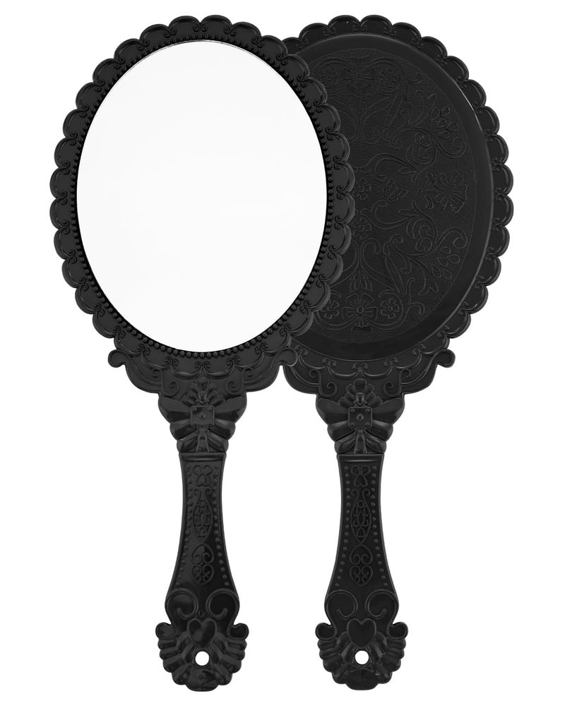 XPXKJ Hand Mirror Vintage Handheld Mirror with Handle Vanity Makeup Mirror Travel Mirrors