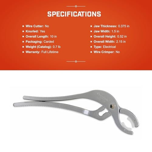 Crescent 10" A-N Connector Adjustable Joint Pliers - 52910N - Image 5