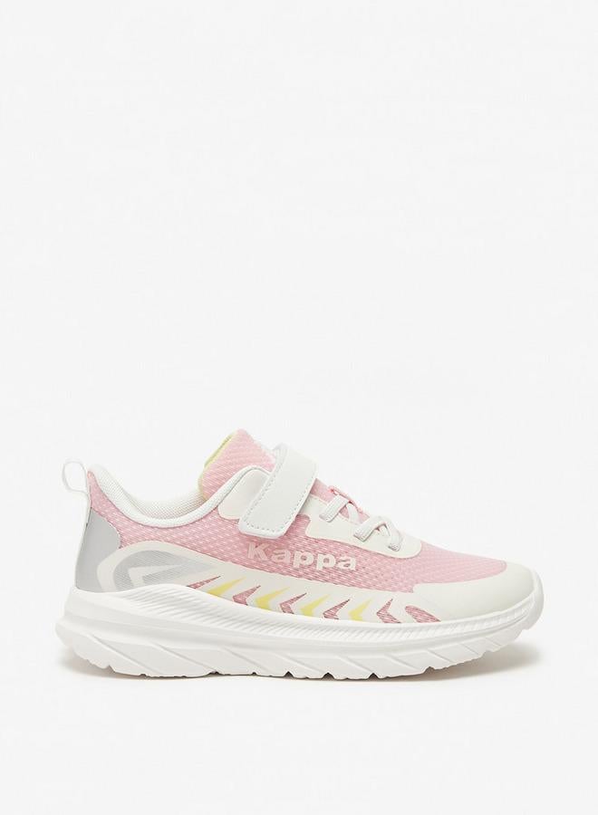 Kappa Girls' Colourblock Sports Shoes With Hook And Loop Closure - Image 3