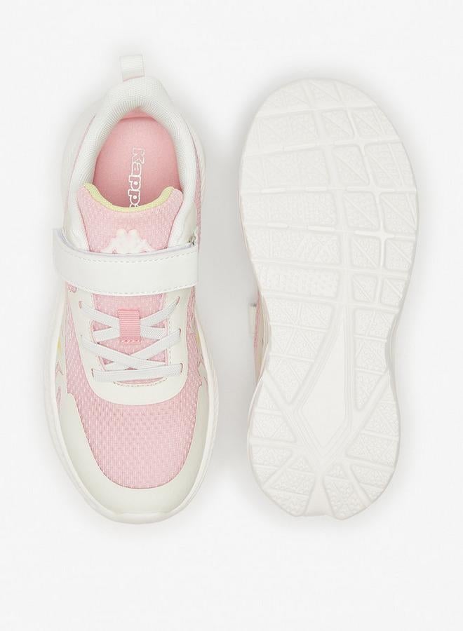 Kappa Girls' Colourblock Sports Shoes With Hook And Loop Closure - Image 4