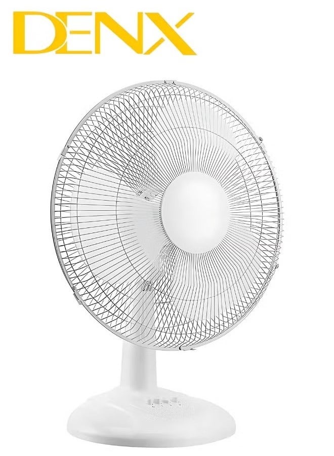 Denx 3-blade electric table fan, 45 watts, with 3 speeds - Image 3