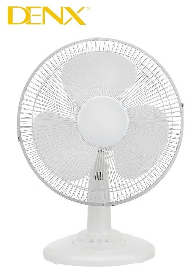 Denx 3-blade electric table fan, 45 watts, with 3 speeds - Image 2