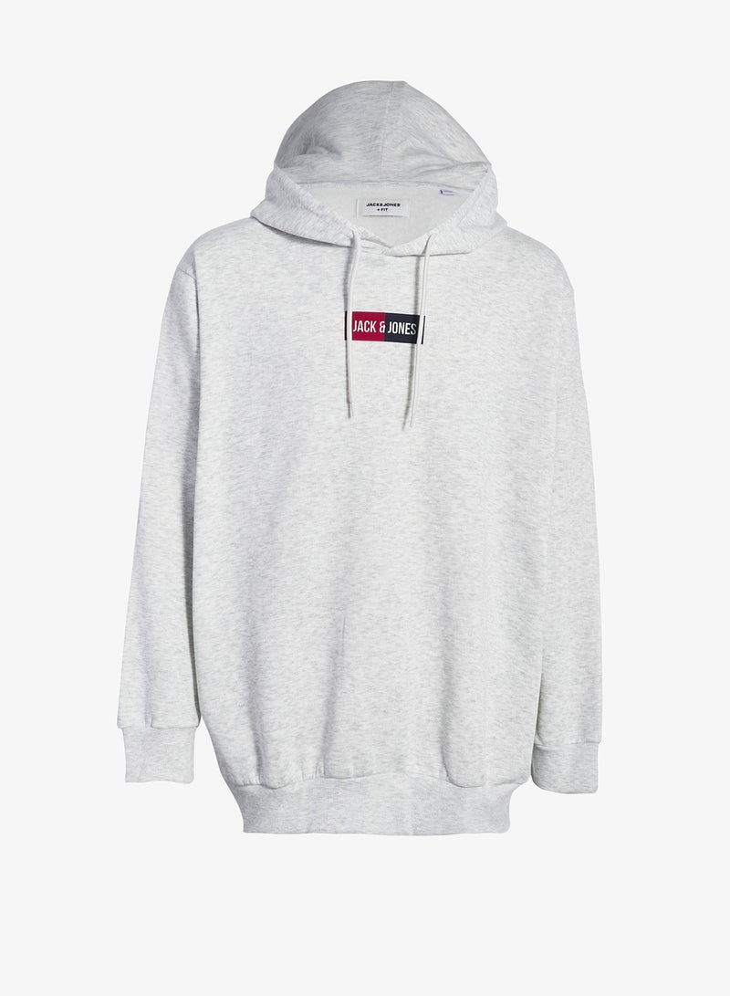 JACK & JONES Plus Size Logo Hoodie - Image 1