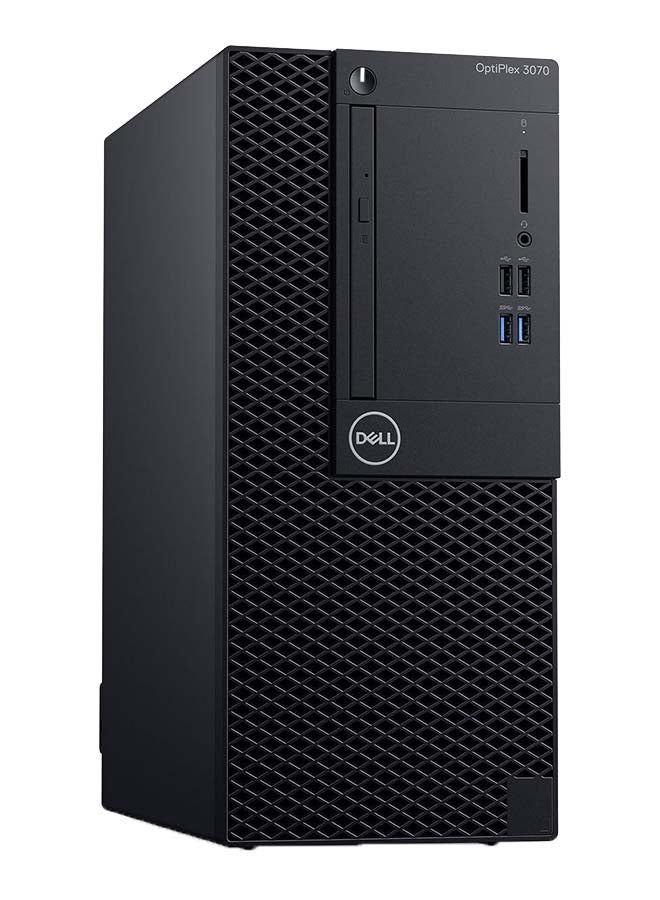 DELL OptiplexÂ 3070 I3-9100U, Core i3 Processor/4GB RAM/1TB HDD/500GB Hard Drive Black - Image 2