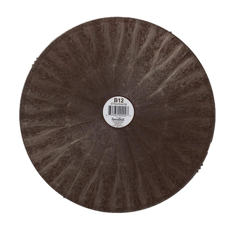 عجلة الفخار العالمية سبيدبول 12 بوصة بنية للعمل في السيراميك والطين