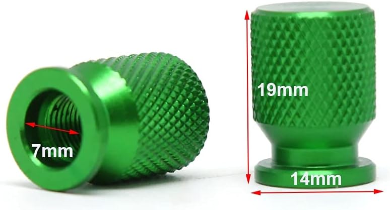 XIDAODIT Motorcycle Tire Valve Cap Covers for Honda CBR Models - Black - Image 5