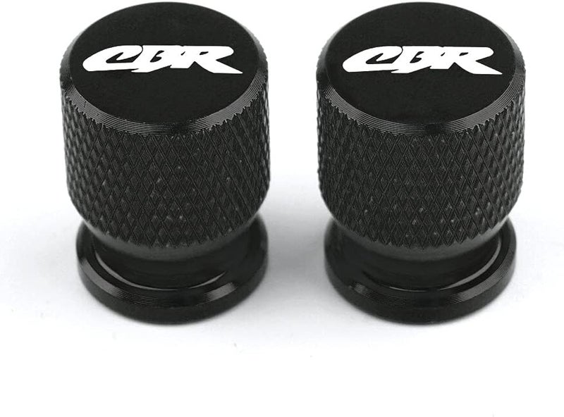 XIDAODIT Motorcycle Tire Valve Cap Covers for Honda CBR Models - Black - Image 1