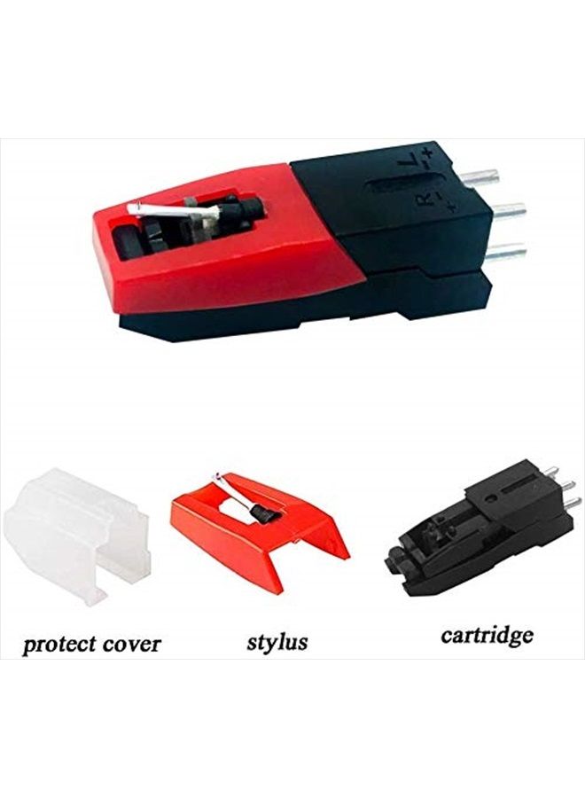 ACKLLR 2 Pack Record Player Cartridge, Replacement Vinyl Turntable Cartridge with Needle Stylus for Vintage LP for Record Player Phono Phonograph - Image 3