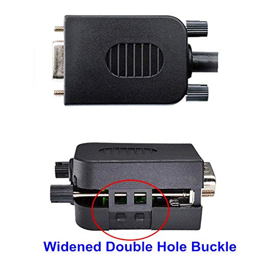 AISIBO Connector DB9 RS232 D-SUB Female Adapter Serial 9 Pin Port DB9 COB Breakout Terminal Connector Signal Module with Case (Female with Screw) - Image 5