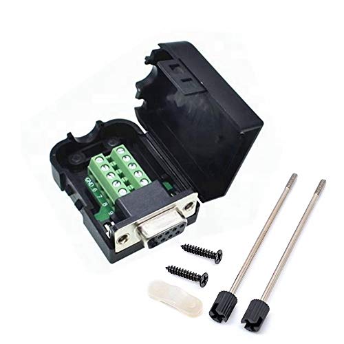 AISIBO Connector DB9 RS232 D-SUB Female Adapter Serial 9 Pin Port DB9 COB Breakout Terminal Connector Signal Module with Case (Female with Screw) - Image 4