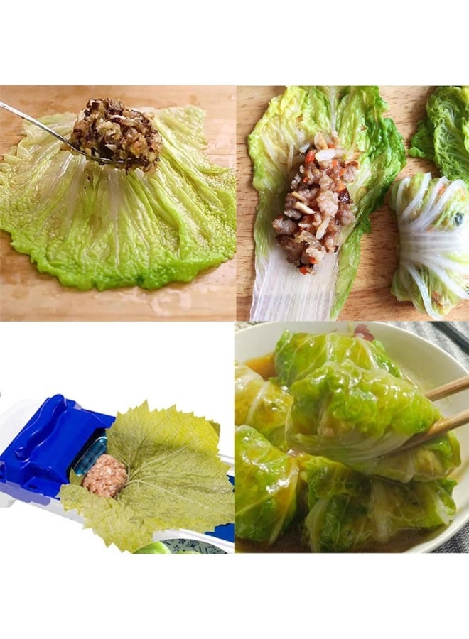 ألة لف ورق العنب، آلة لف السوشي، لف اللحوم والخضروات، أداة لف حشو للمبتدئين والأطفال، لأوراق العنب والملفوف واللحوم والخضروات - Image 2