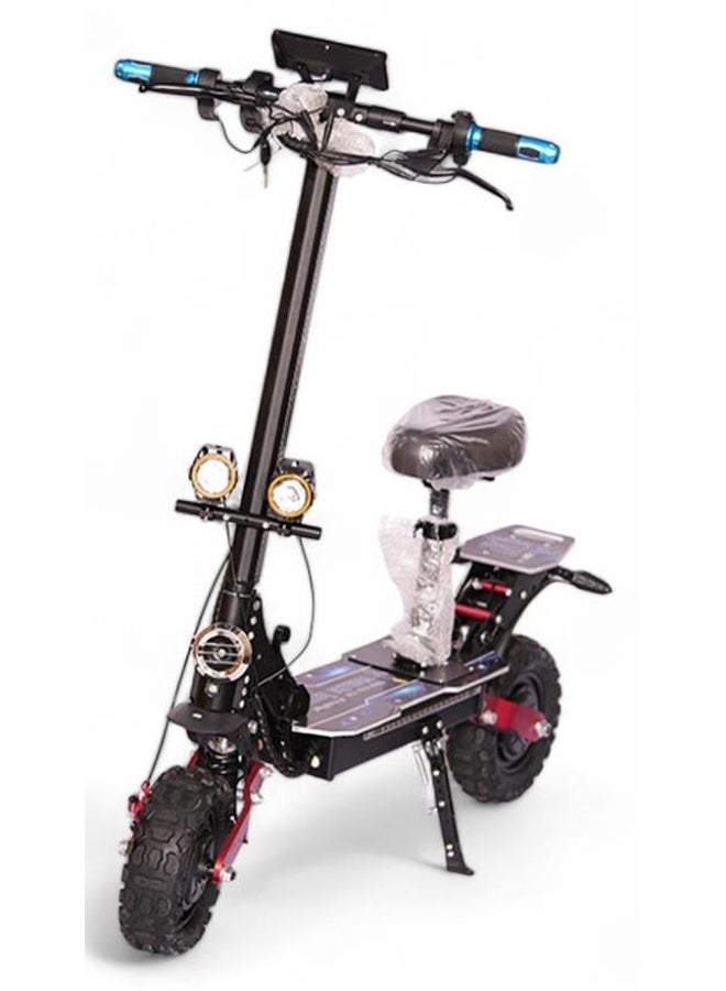 سكوتر كهربائي التمساح 48 فولت بمحركين 3000 واط ومقعد