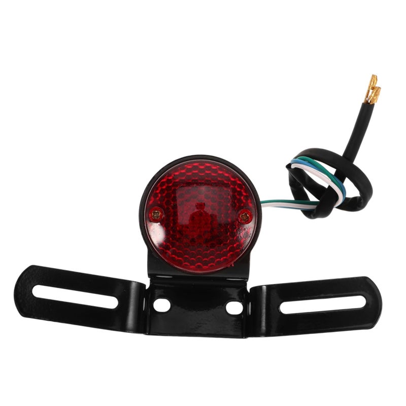 High Brightness LED Motorcycle Tail Light Brake Light With License Plate Bracket - Image 2