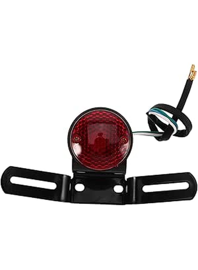 High Brightness LED Motorcycle Tail Light Brake Light With License Plate Bracket - Image 1