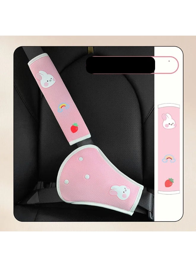 ضبط حزام مقعد السيارة -الكتف والبطن الواقي، حد حزام الأمان للبالغين والأطفال - Image 1