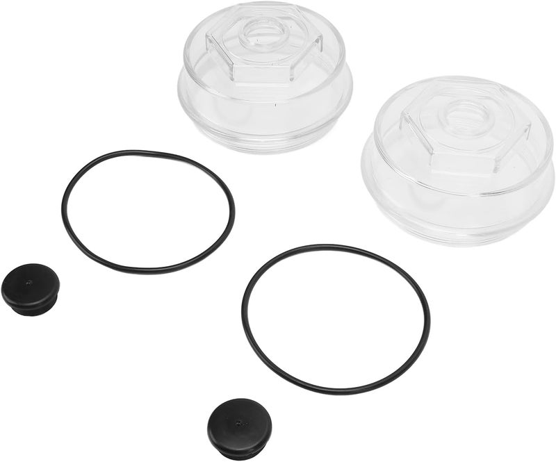 Trailer Hub Replacement Oil Cap Kit, Plastic 4 Inch Axle Cap with O Rings, 2 Set - Durable Oxidation Design, Easy Installation for and Axles - Image 5