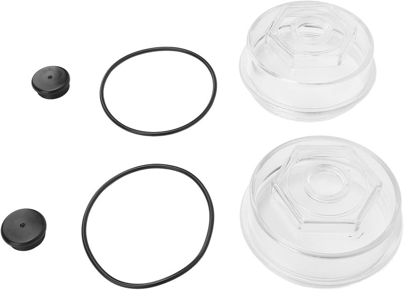 Trailer Hub Replacement Oil Cap Kit, Plastic 4 Inch Axle Cap with O Rings, 2 Set - Durable Oxidation Design, Easy Installation for and Axles - Image 3