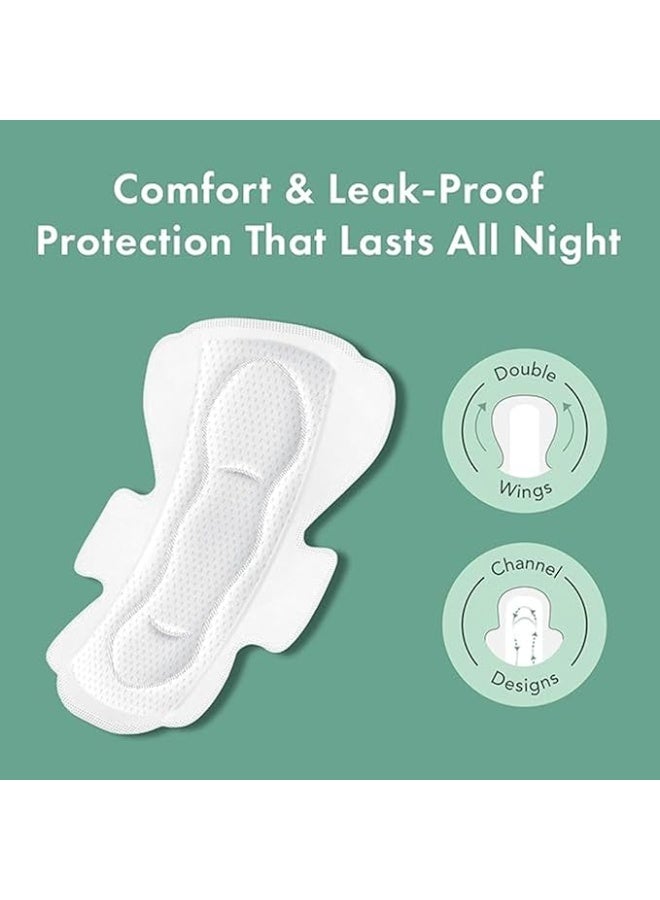 Rael Organic Cotton Sanitary Pads Large 12 Pads Gentle on Mature Skin With Strong Leak Lock for Daily Comfort and Reliable Period Coverage - Image 3