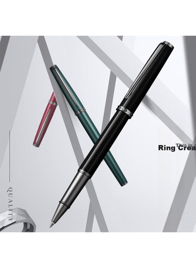 Vva (Weifeng) [Graduation Gift] Ballpoint Pen, High-End Business Signature Pen, Gift For Clients And Employees, Gel Pen, Ruoxi Series, Single Pen, Black Liya 0.5Mm - Image 2