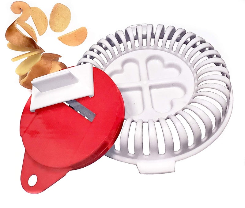 Dependable Industries Inc Essentials Microwave Oven Potato Chip Rack Maker OilFree Crisp Chips Every Time  Instructions Included