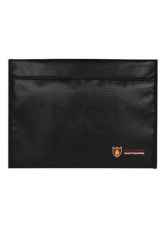 NIBEMINENT Fire Resistant Document Bag for Office and Home Use Black  - Image 5