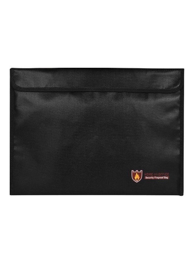 NIBEMINENT Fire Resistant Document Bag for Office and Home Use Black  - Image 5