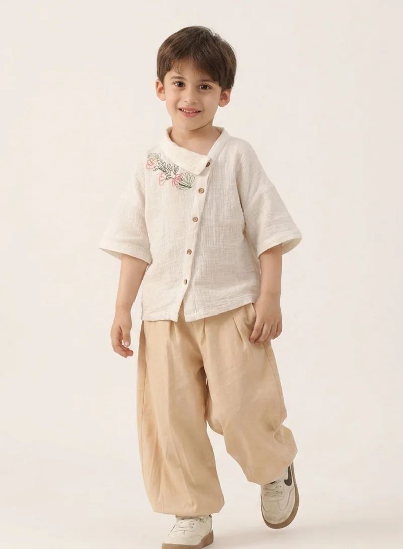 Luxe & Hardy Breathing Boys Shirt & Pant Set