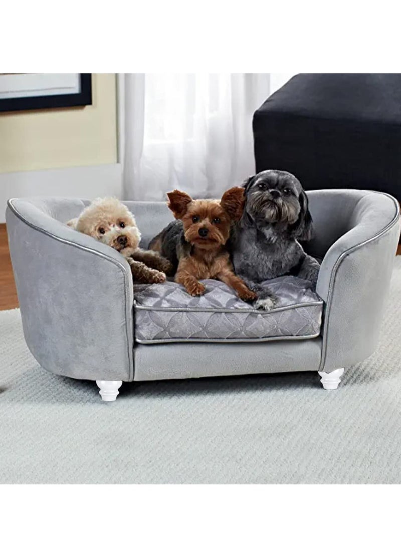 KASTWAVE Wood Furniture Legs, 4 Pcs Replacement Sofa Legs for DIY Projects,  Mid Century Legs with Pre-Drilled Bolt Holes, Ideal for Couches, Dressers, Sideboards, Coffee Tables (3 inch, White) - Image 3