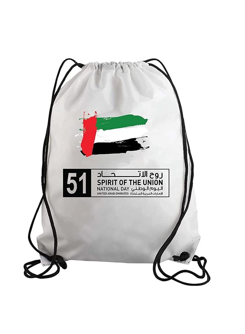 Drawstring Bag as Gifts and Giveaways for Kids for Celebrating of the UAE National Day
