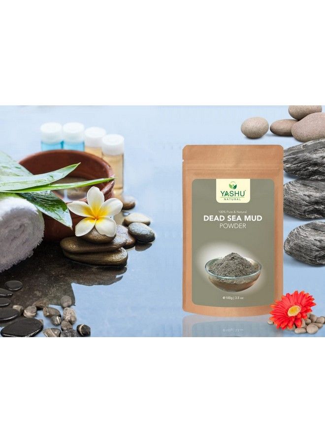 YASHU Natural Dead Sea Mud Face Pack For Face & Body ; Mineral Rich Spa Quality For Oily Skin & Pore Cleansing (200Gm) - Image 3