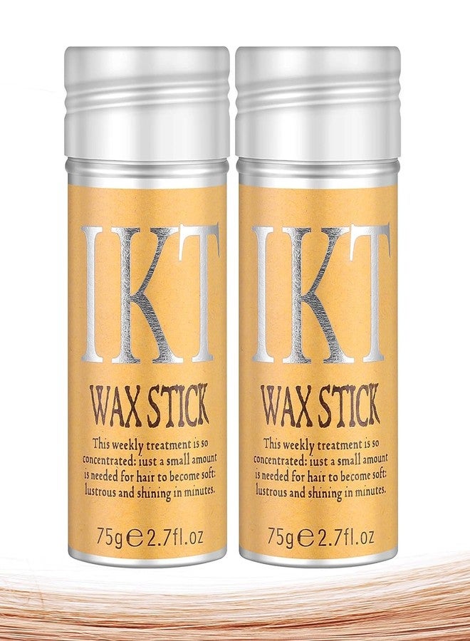 IKT 2 Packs Hair Wax Wigs Edge Control Slick Stick Hairs Pomade - Image 1