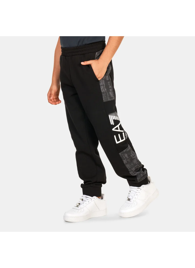 EA7 Emporio Armani Kids' Train Logo Series Sweatpants