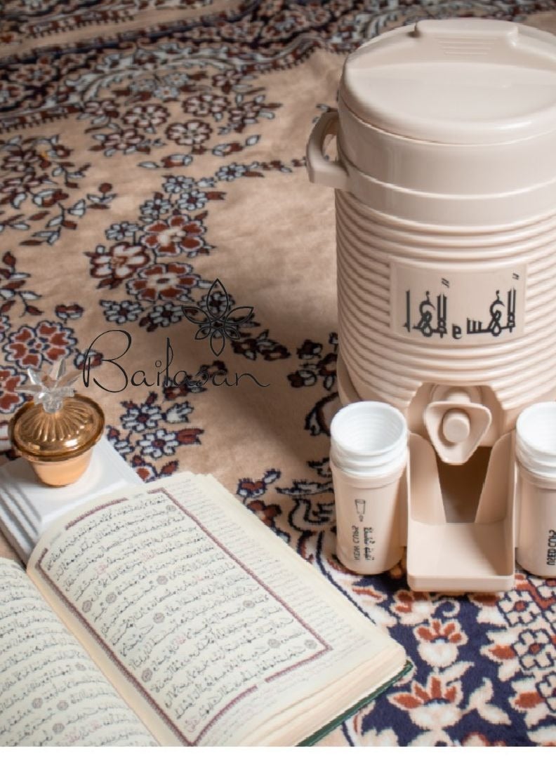 بيلسان ترمس الحرم قارورة ماء زمزم (5 لتر) - برتقالي نابض | أنيق وعملي برتقالي نابض بالحياة | أنيق وعملي  - Image 2