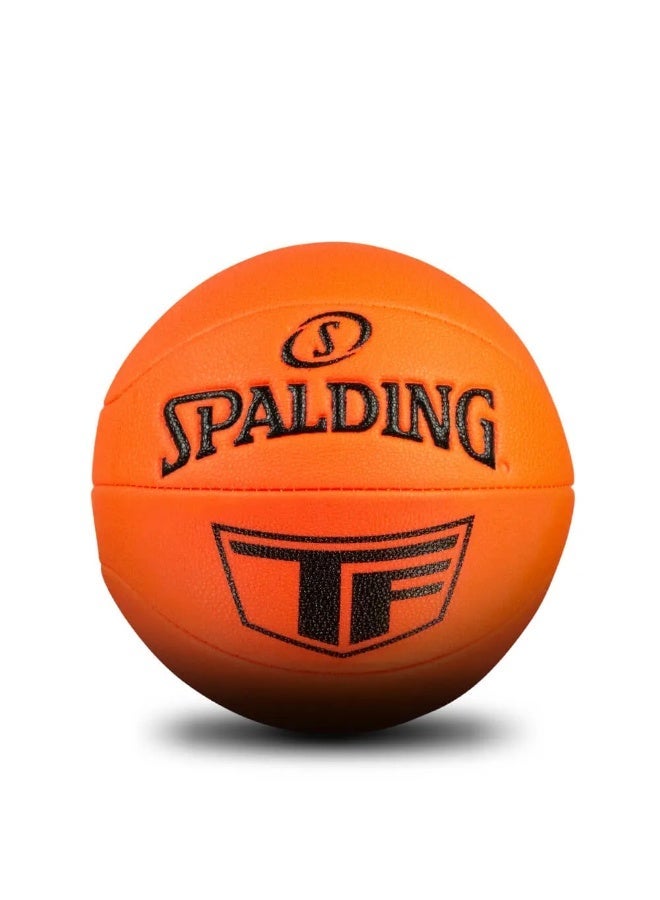 Spalding 51161 Spaldeen High-Bounce Ball | NBA Mini Basketball Design | Orange Rubber Playground Ball | High-Bounce Indoor & Outdoor Fun for Kids & Adults - Image 1