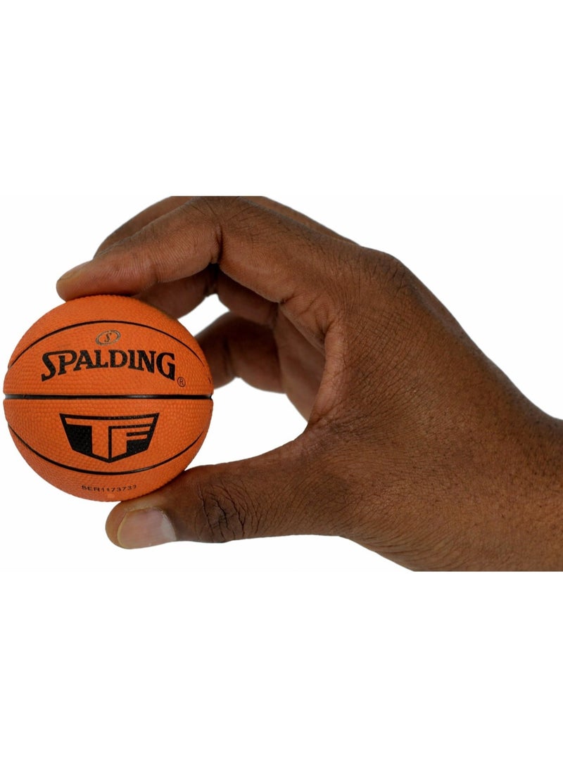 Spalding 51161 Spaldeen High-Bounce Ball | NBA Mini Basketball Design | Orange Rubber Playground Ball | High-Bounce Indoor & Outdoor Fun for Kids & Adults - Image 2