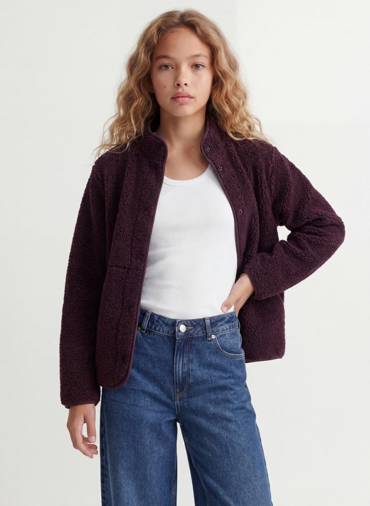 Jack & Jones Junior Youth Teddy Bomber Jacket - Image 4