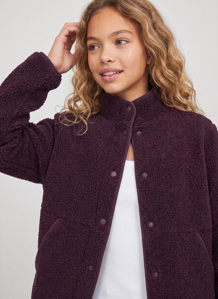 Jack & Jones Junior Youth Teddy Bomber Jacket - Image 3