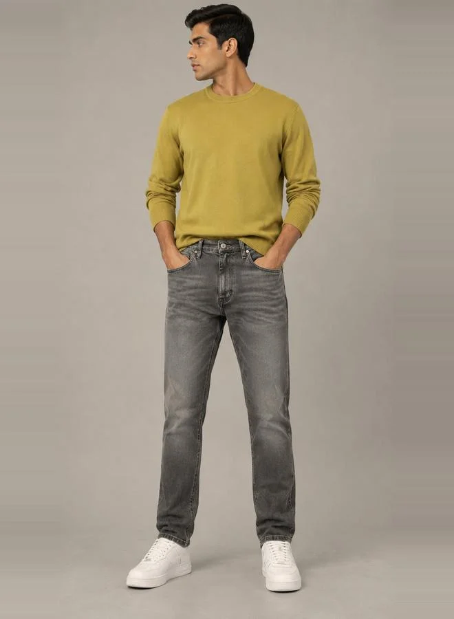 Take Two Men Regular Fit Whisker Mid Rise Jeans By Falcon