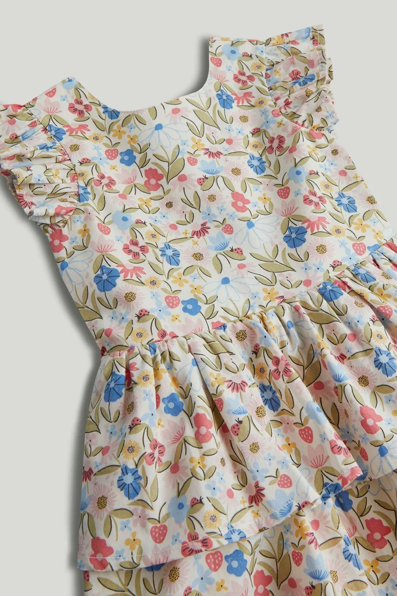 مذركير فستان قطني مزهر