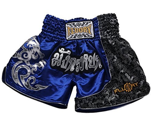 FLUORY Muay Thai Fight Shorts,MMA Shorts Clothing Training Cage Fighting Grappling Martial Arts Kickboxing Shorts Clothing - Image 1